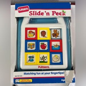 Vintage Playskool Slide n Peek NOS‎